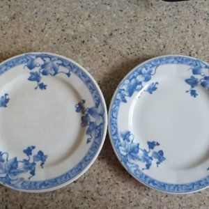 Pair Grupo Vista EMA Alegre Portugal Lunch Plates Ceramic (195C)